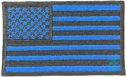 American Flag Patch Blue/Black