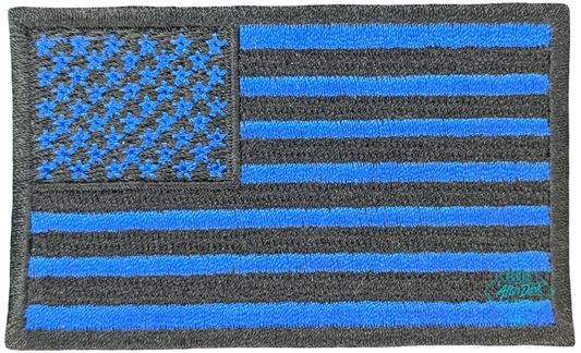 American Flag Patch Blue/Black