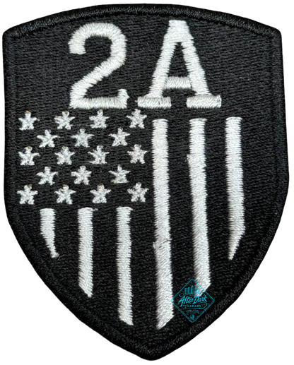 2nd Amendment Shield Patch-5 Colors